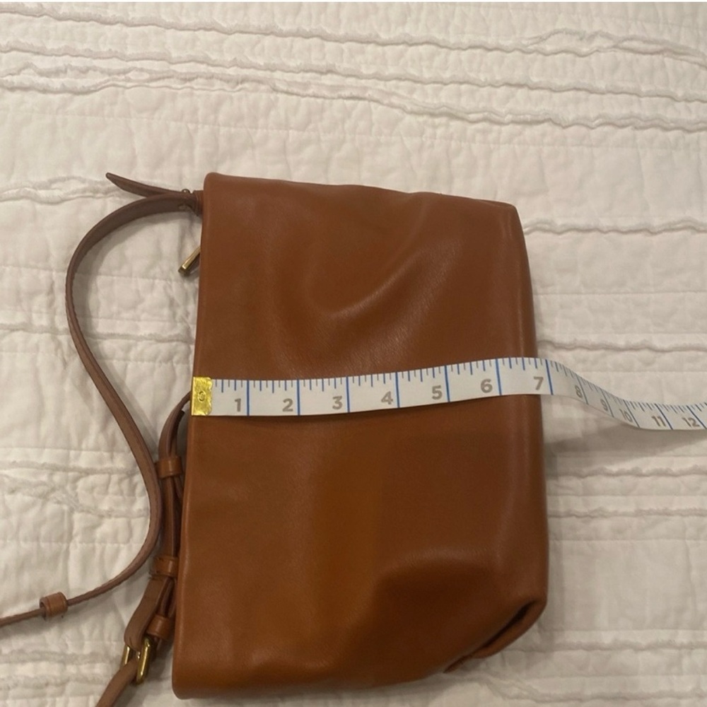 J. Crew Tan Leather Crossbody Bag - Picture 7 of 7